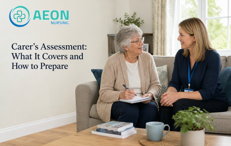 Carer’s assessment preparation conversation with an unpaid family carer