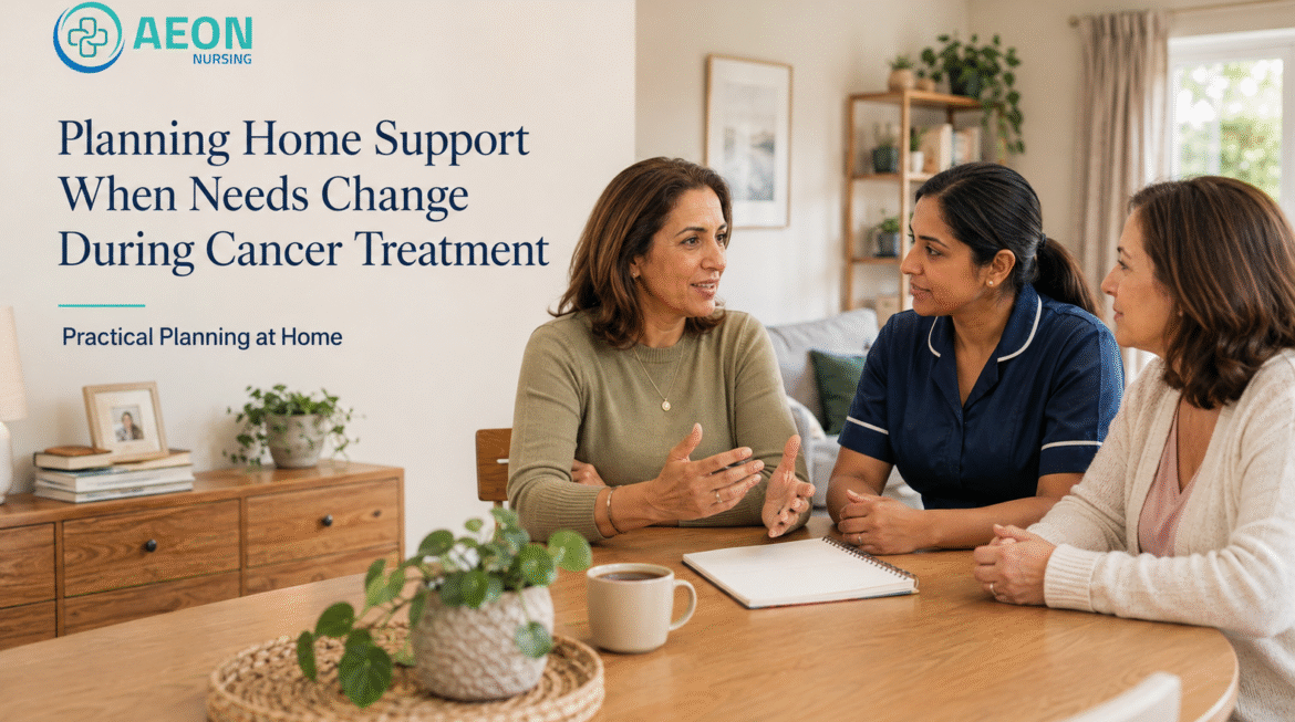 Planning Home Support When Needs Change During Cancer Treatment