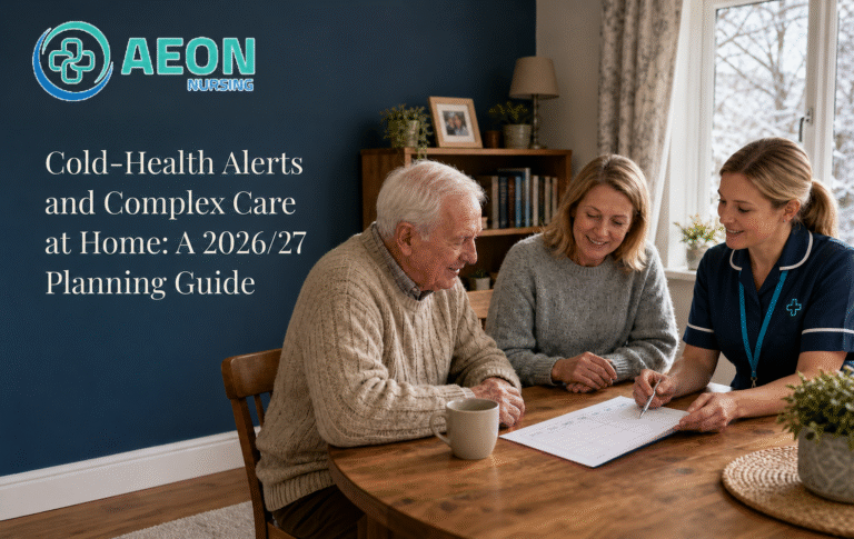 Cold-health alerts and complex care at home planning